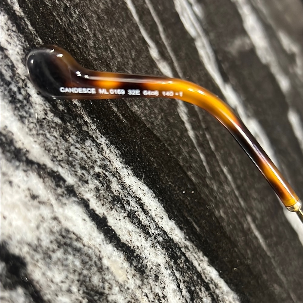 Moncler Aviator Sunglasses with Gold Lenses - Picture 3 of 4